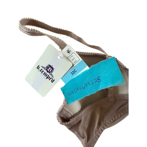 Btemptd Bra Women 32C Lightly Padded Underwire Adjust Tan - Picture 3 of 3